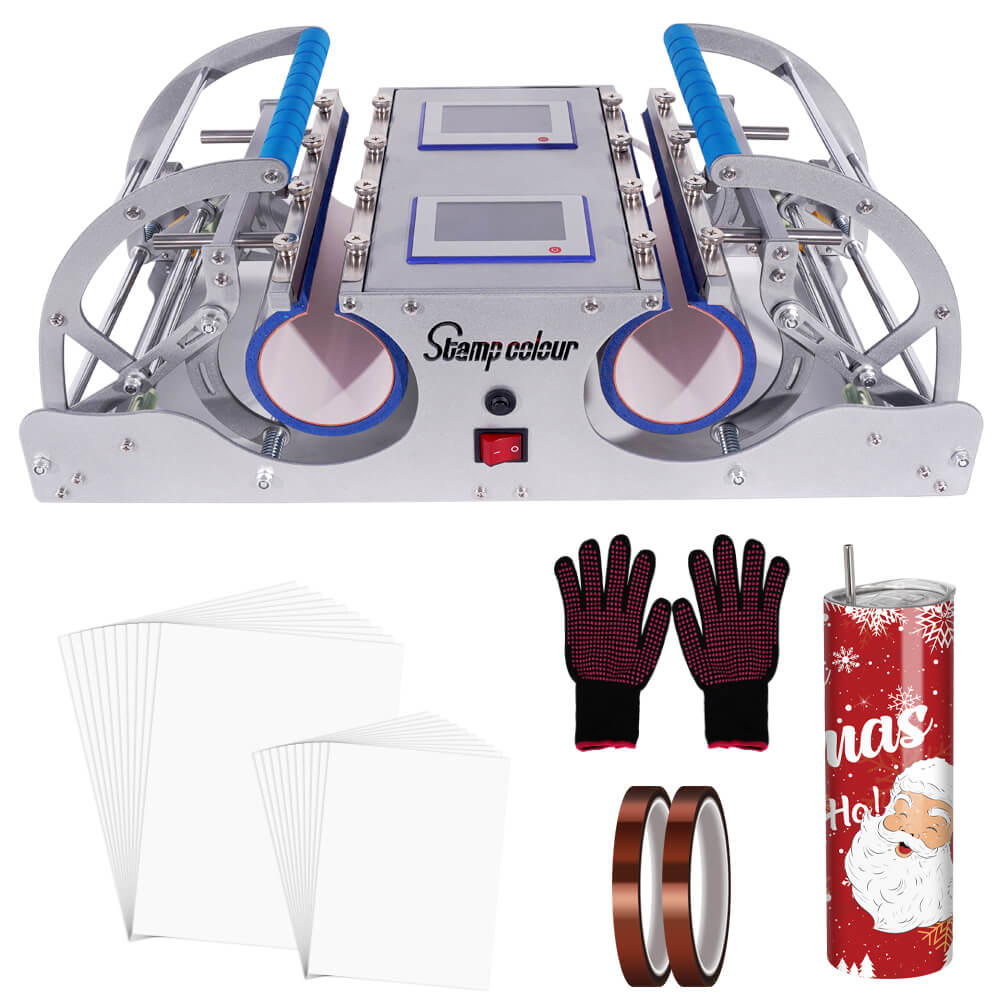 Double Station Tumbler Heat Press - Wholesale Transfer paper, Craft vinyls, Tattoo  paper,Sublimation Tumblers and Heat Press