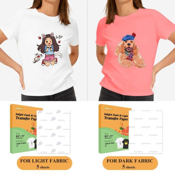 Inkjet Light and Dark Transfer Paper-4