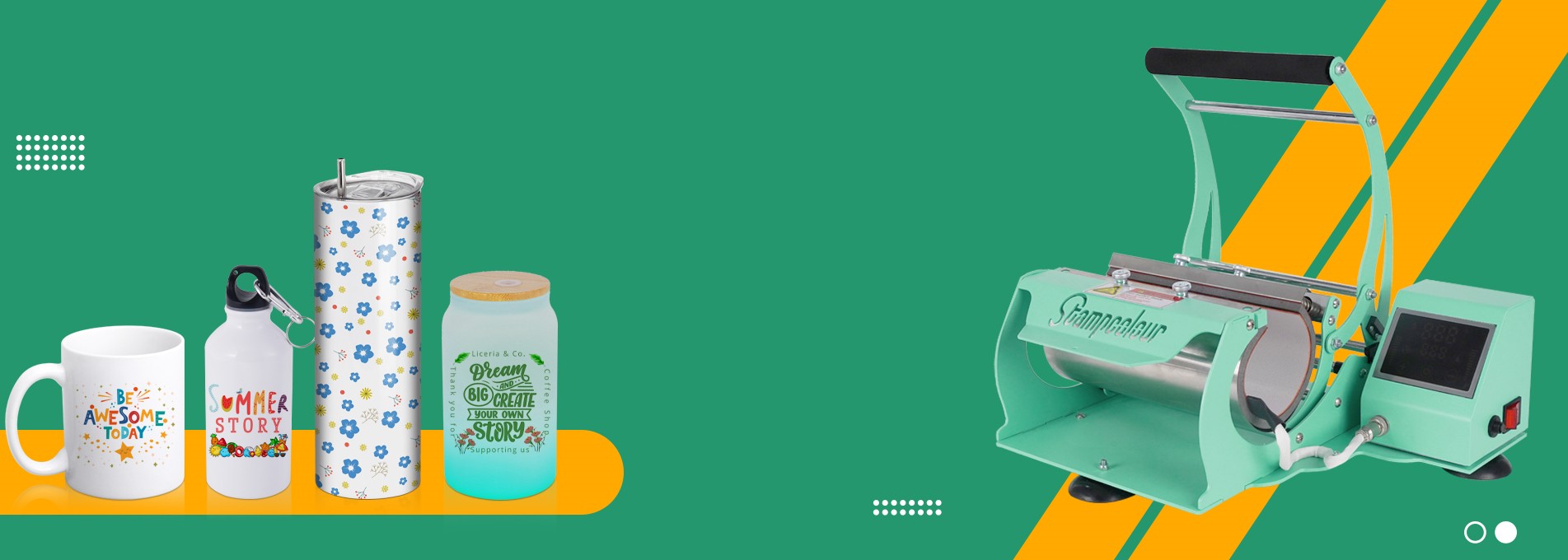 tumbler heat press