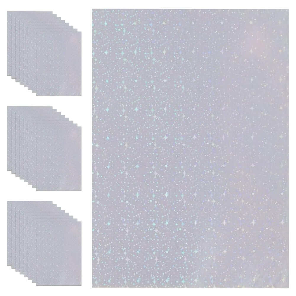 Holographic Overlay Vinyl Gypsophila Pattern - Wholesale Transfer paper ...