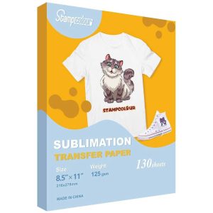 sublimation paper-8.5x11 inch 130-1